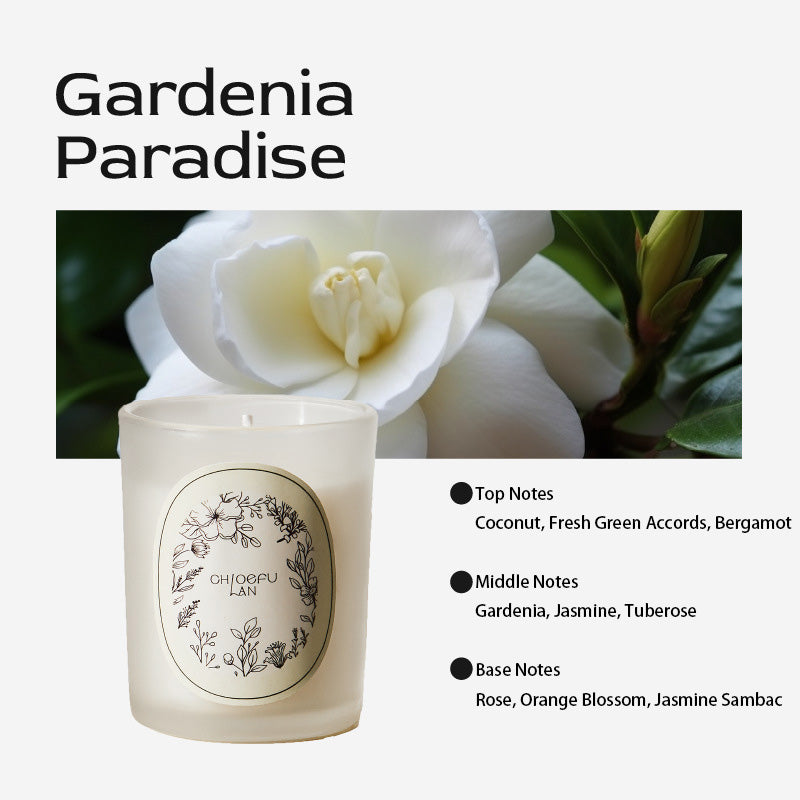 2025 New Frosted Jar Aromatherapy Candle, Plant-Blended Wax with Essential Oil Scent, Home Decoration & Stylish Gift for Souvenir, Available in Multiple Fragrances Including Gardenia & Jasmine