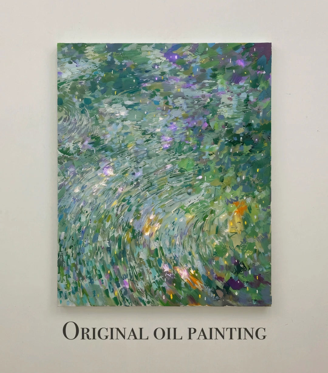 Hand-painted artwork / Large wall hanging