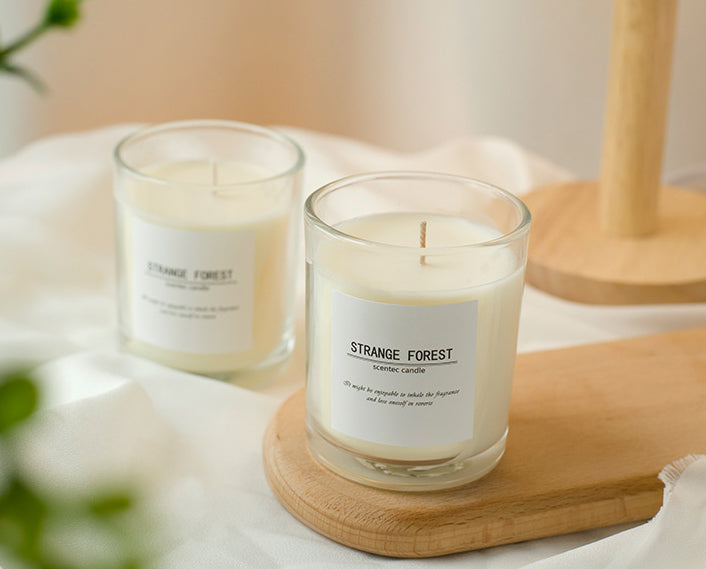 aromatherapy, soy wax, rose fragrance, home decor, gift idea, smokeless candle, natural essential oils, transparent glass jar, relaxation