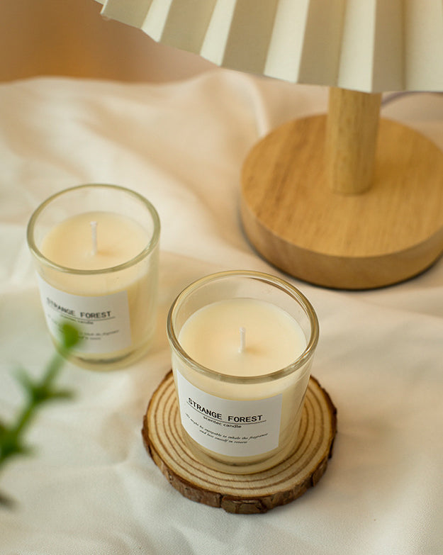 aromatherapy, soy wax, rose fragrance, home decor, gift idea, smokeless candle, natural essential oils, transparent glass jar, relaxation