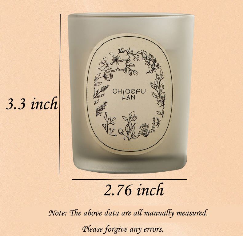 2025 New Frosted Jar Aromatherapy Candle, Plant-Blended Wax with Essential Oil Scent, Home Decoration & Stylish Gift for Souvenir, Available in Multiple Fragrances Including Gardenia & Jasmine