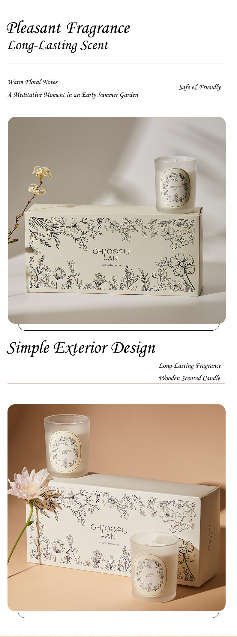 2025 New Frosted Jar Aromatherapy Candle, Plant-Blended Wax with Essential Oil Scent, Home Decoration & Stylish Gift for Souvenir, Available in Multiple Fragrances Including Gardenia & Jasmine