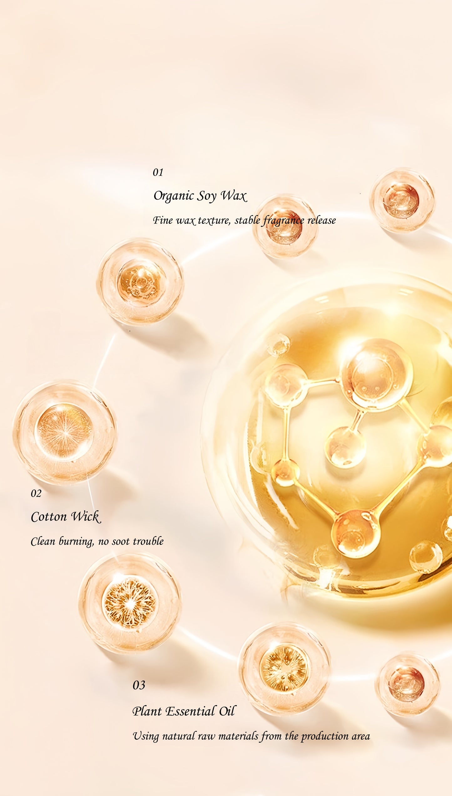 3-Piece Matte Glass Aromatherapy Candle Set - Perfect for Christmas, Business Gifting & Birthday Presents, Made with Natural Soy Wax, Delivers Relaxing & Calming Effects via Aromatherapy