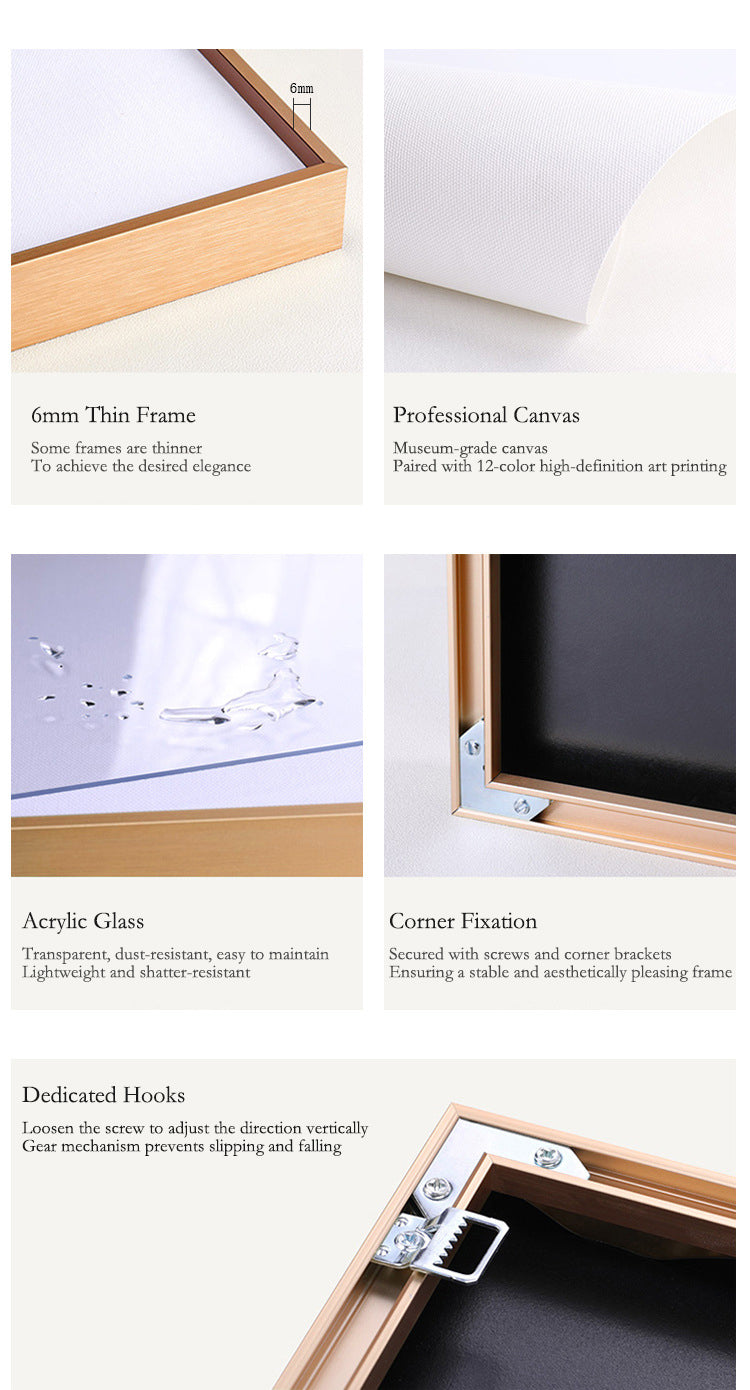 Z"Chinoiserie New Year Red Wall Art - East-West Calligraphy Painting for Living Room & Entryway Decor, Oriental Festival Asian Style Home Art"