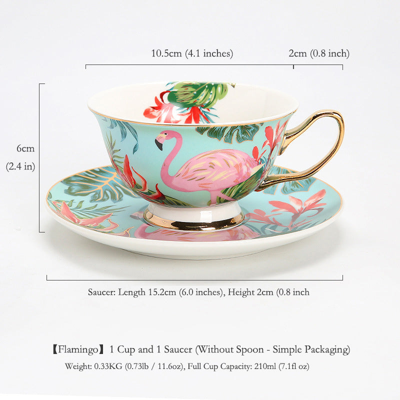 Couple Coffee Mug Set, Fine Bone China - European Mild Luxury, Elegant English Afternoon Tea Cups, Premium Ceramic, Gift Box for Anniversary/Wedding