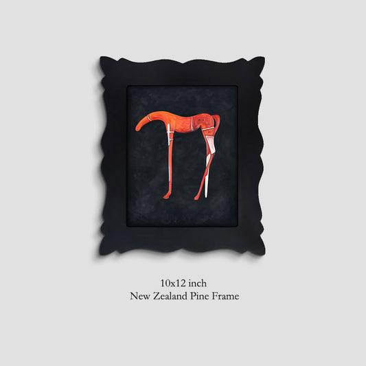 Solid Wood Frame Vintage French Abstract Art Prints, Old Money Style Gallery Wall Set, Mid-Century Modern Scandinavian Wall Decor for Living Room, Dining Room, Entryway, Boho Chic Moody Ambiance Canvas Painting Collection