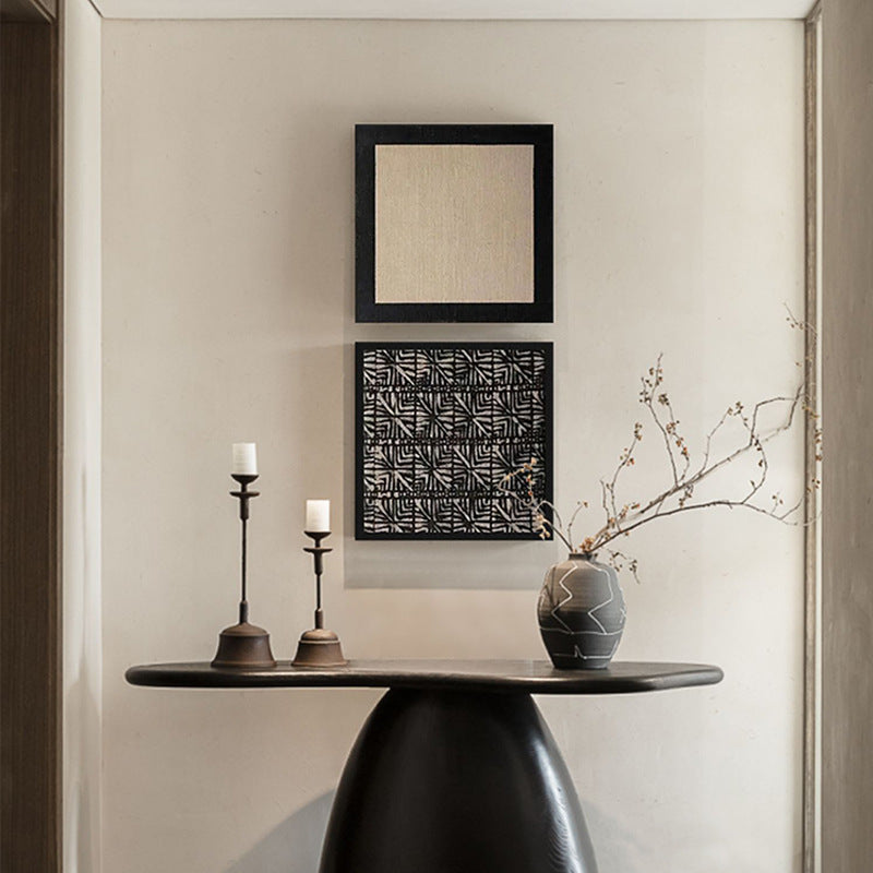 "Wabi Sabi Abstract Minimalist Diptych Wall Art, Mid-Century Modern Bedroom Canvas Prints, Frameless Textured Painting for Living Room and Bedroom Decor, Neutral Tone Japanese Inspired Artwork"