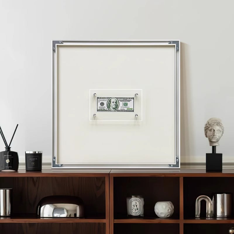 Mid-Century Modern Wall Art for Living Room, Textured Gold Abstract Painting, Minimalist Canvas Art for Dining Room, Unique 3D Sculptural Decor