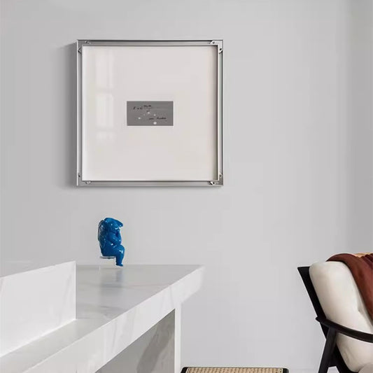 Newton Physics Wall Art - Love & Gravity Minimalist Canvas Print, Scientific Home Decor for Office, Study Room, Modern Living Room Aesthetic