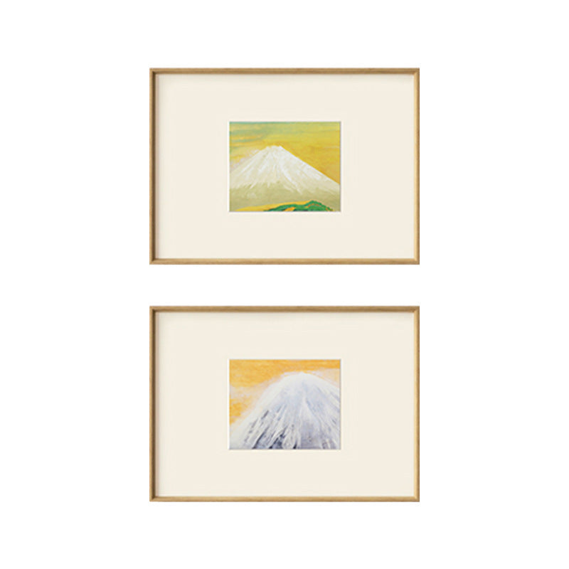 "Japanese Zen Landscape Wall Art Diptych, Wabi-Sabi Pine Forest Canvas Print for Living Room, Bedroom Nature Mural, Asian Minimalist Scroll, Double Panel Botanical Painting for Airbnb bedroom"