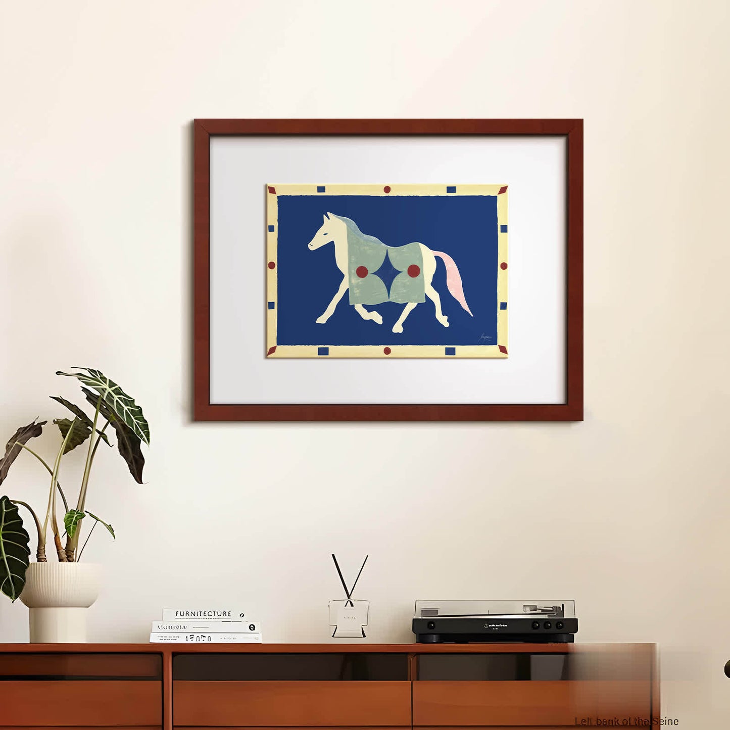 Silk Textile Art Wall Hanging "Bonny's Blanket", Mid-Century Modern Abstract Geometric Print, Bauhaus Style Entryway Decor, Bohemian Minimalist Dining Room Sideboard Tapestry, Luxury Textured Kitchen Painting