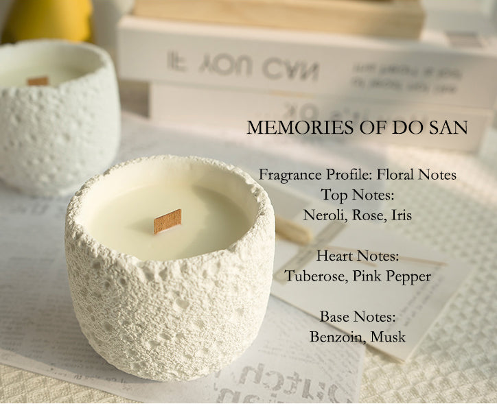 Eco-Friendly Plaster Cup Scented Candle - Natural Soy Wax Aromatherapy Gifts, Flameless Smokeless Home Decor, Luxury Wedding Favors & Photo Props