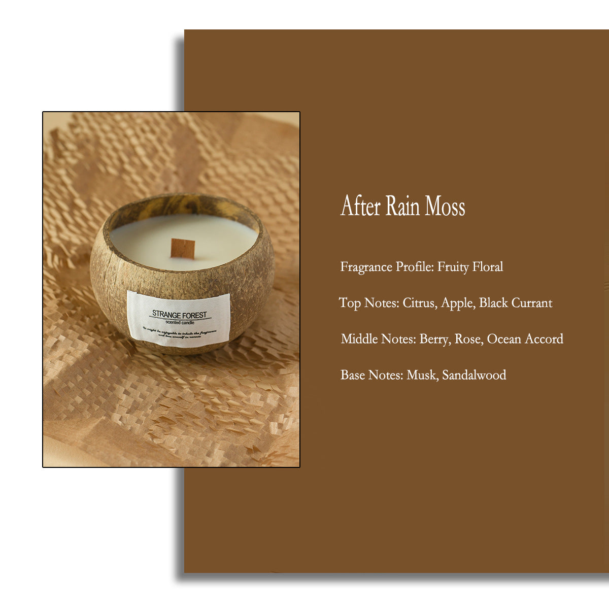 【 $9.99 each - Mix & Match 3-Piece Set】Wholesale Natural Coconut Shell Vanilla Candles Bulk - Custom Aromatherapy Soy Wax Candles, Home Decor Gift, Private Label Shipping