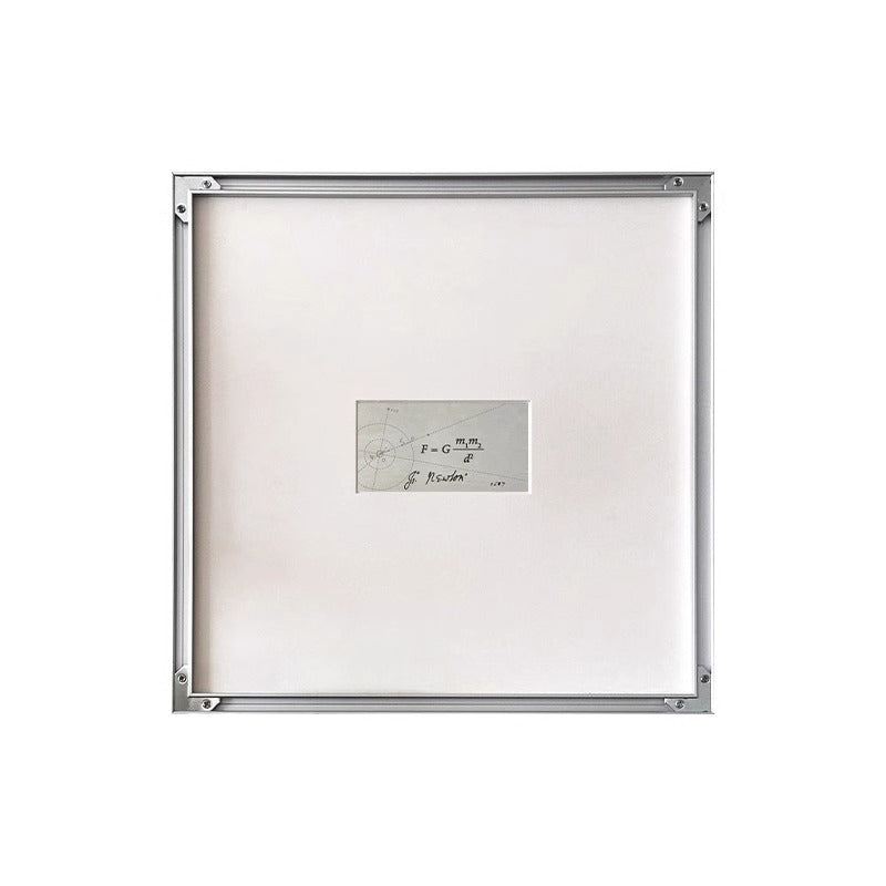 Newton Physics Wall Art - Love & Gravity Minimalist Canvas Print, Scientific Home Decor for Office, Study Room, Modern Living Room Aesthetic