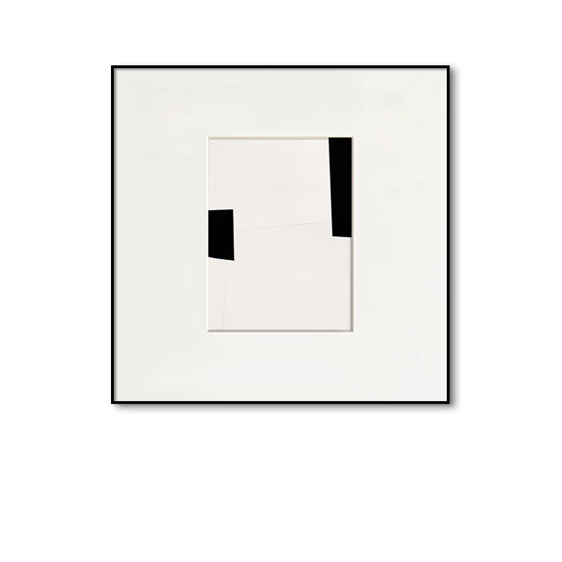 "Melancholy" Modern Minimalist Living Room Wall Art, Black White Gray Abstract Painting, Bedroom Office Commercial Gallery Wall Set