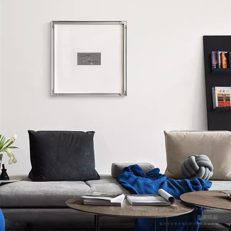 Newton Physics Wall Art - Love & Gravity Minimalist Canvas Print, Scientific Home Decor for Office, Study Room, Modern Living Room Aesthetic